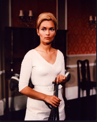 Alexandra Bastedo in white outfit from The Champions photo print.