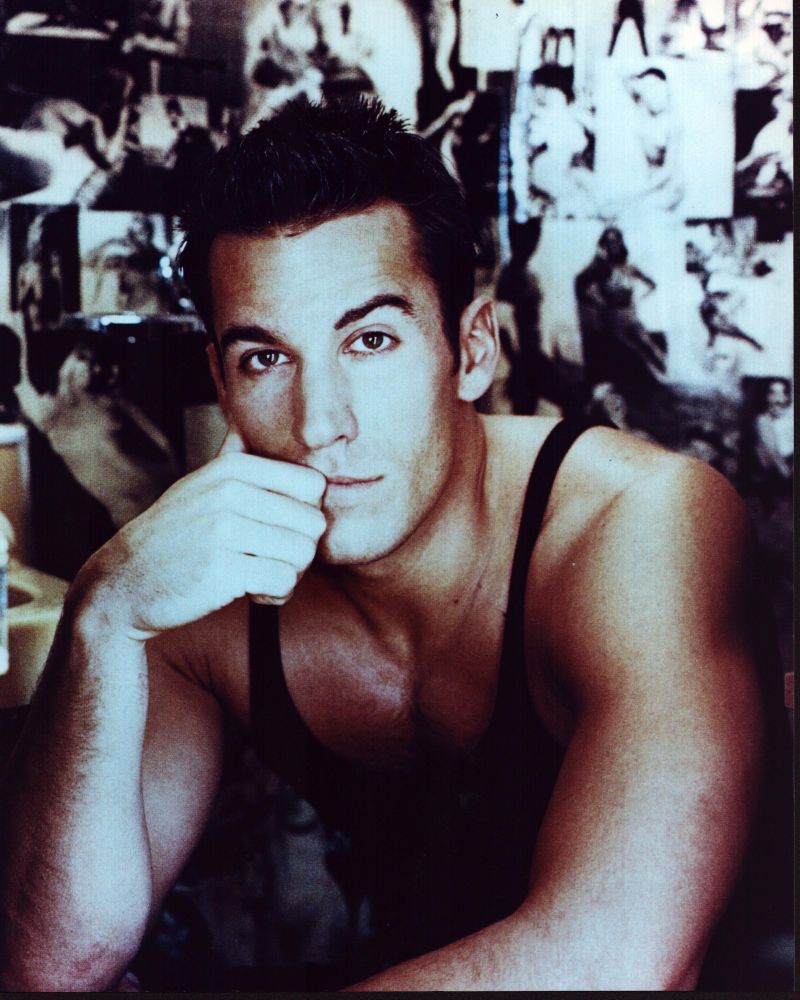 Dan Cortese photo print in black tank top, 8x10