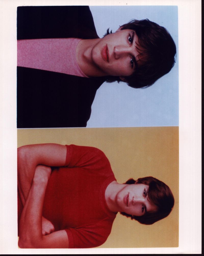 Ashton Kutcher Two Image Headshot Photo Print featuring iconic actor images.