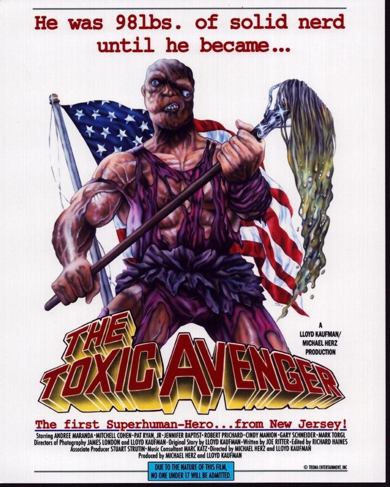 The Toxic Avenger Promo Poster Photo Print - Available in Multiple Sizes