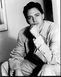 Andrew McCarthy Black and White Photo Print - Hand on Chin