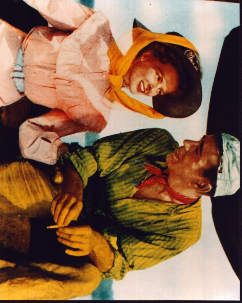 Katharine Hepburn and Humphrey Bogart in The African Queen Photo Print