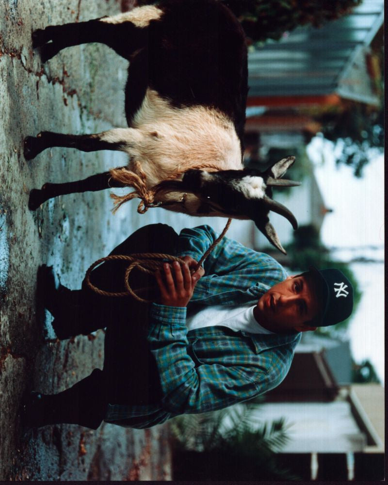 Adam Sandler with Goat Photo Print - Fun Décor for Any Space
