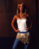 Kaley Cuoco Stunning Photo Print in White Halter Top