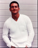 Will Mellor photo print in white sweater, 8x10