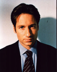 David Duchovny Close-Up Photo Print in Blue Shirt
