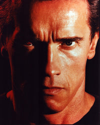 Arnold Schwarzenegger Close-Up for Total Recall Photo Print