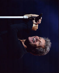 Jon Bon Jovi Photo Print - Smiling with Microphone