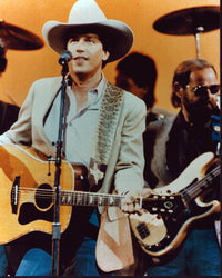 George Strait On Stage With Guitar Photo Print