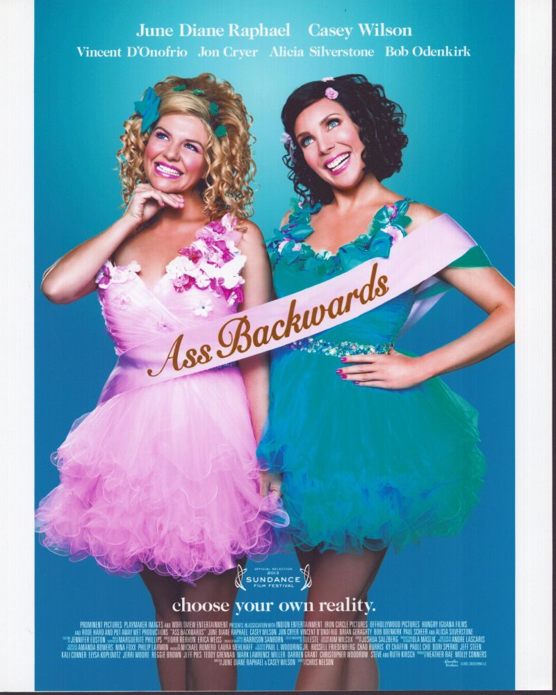 Ass Backwards Movie Poster Photo Print showcasing vibrant colors.