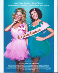Ass Backwards Movie Poster Photo Print showcasing vibrant colors.