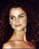Keri Russell photo print in strapless top, stylish and elegant