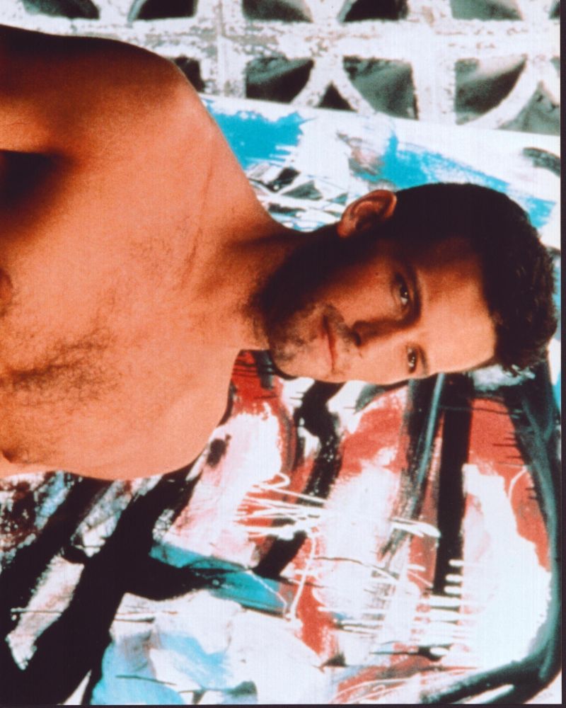 Ben Affleck Going All The Way photo print featuring graffiti background.