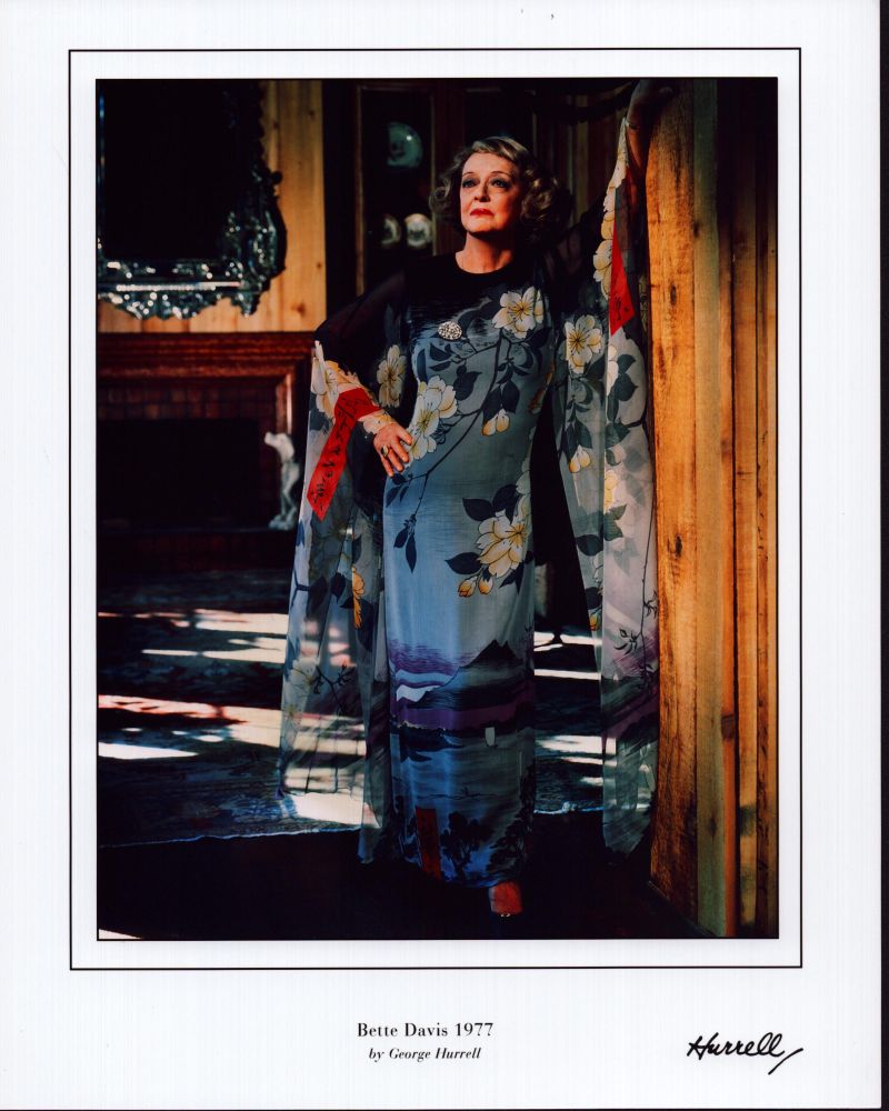 Bette Davis 1977 photo print by George Hurrell - classic film portrait.