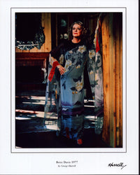 Bette Davis 1977 photo print by George Hurrell - classic film portrait.