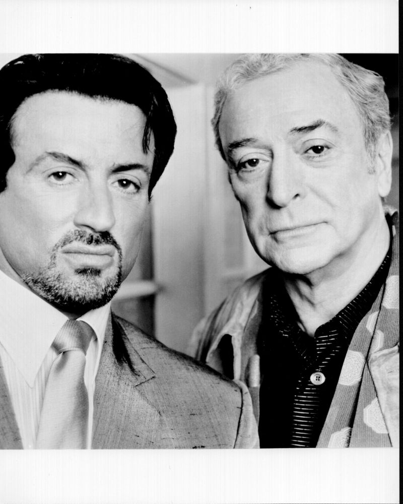 Sylvester Stallone and Michael Caine in Get Carter black and white photo print