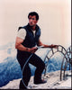 Sylvester Stallone holding wire in Cliffhanger photo print