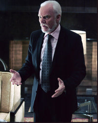 Malcolm McDowell in Heroes photo print showcasing iconic actor performance