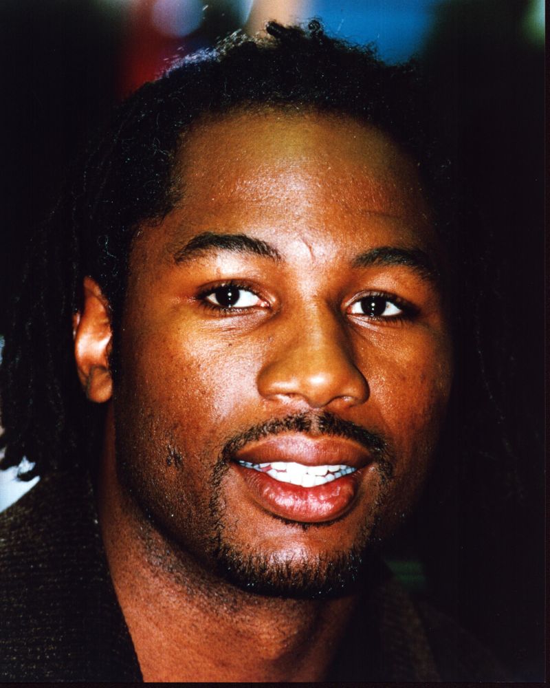 Lennox Lewis Close-Up Photo Print showcasing the boxing champion.