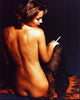 Romy Schneider Nude Photo Print Looking Over Shoulder