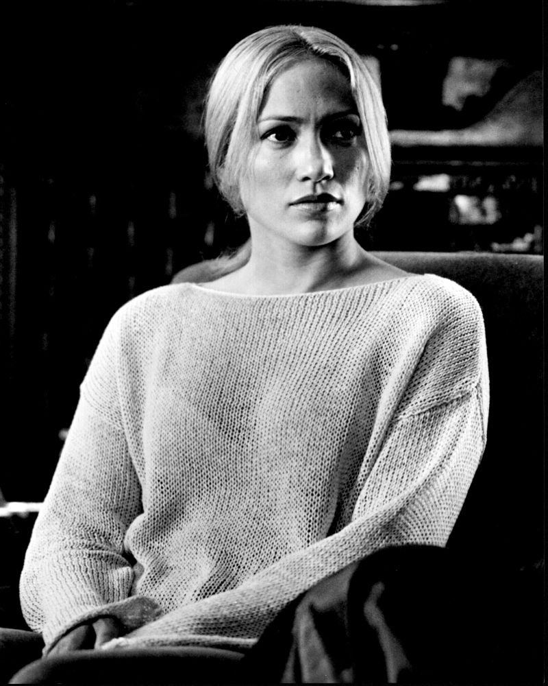 Jennifer Lopez in Angel Eyes black and white photo print