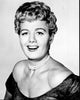 Shelley Winters black and white headshot in off shoulder dress photo print