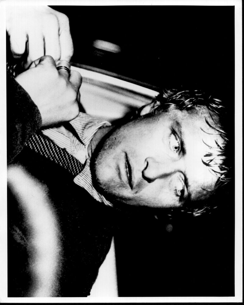 Rutger Hauer in Car black and white photo print from The Hitcher.