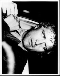 Rutger Hauer in Car black and white photo print from The Hitcher.
