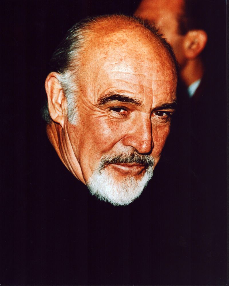 Sean Connery close-up photo print showcasing the iconic actor.