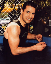 Tom Cruise in dunk tank at event photo print