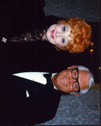 Lucille Ball and Cary Grant at an event - iconic photo print