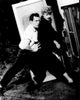 Desi Arnaz pushing Lucille Ball in The Long, Long Trailer black and white photo print.