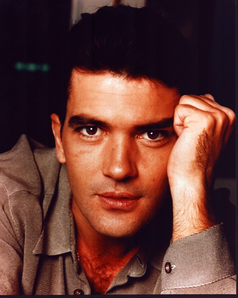 Antonio Banderas close-up photo print showcasing his charming expression