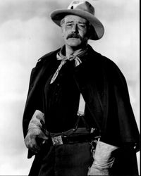 John Wayne in Costume from She Wore A Yellow Ribbon Black and White Photo Print
