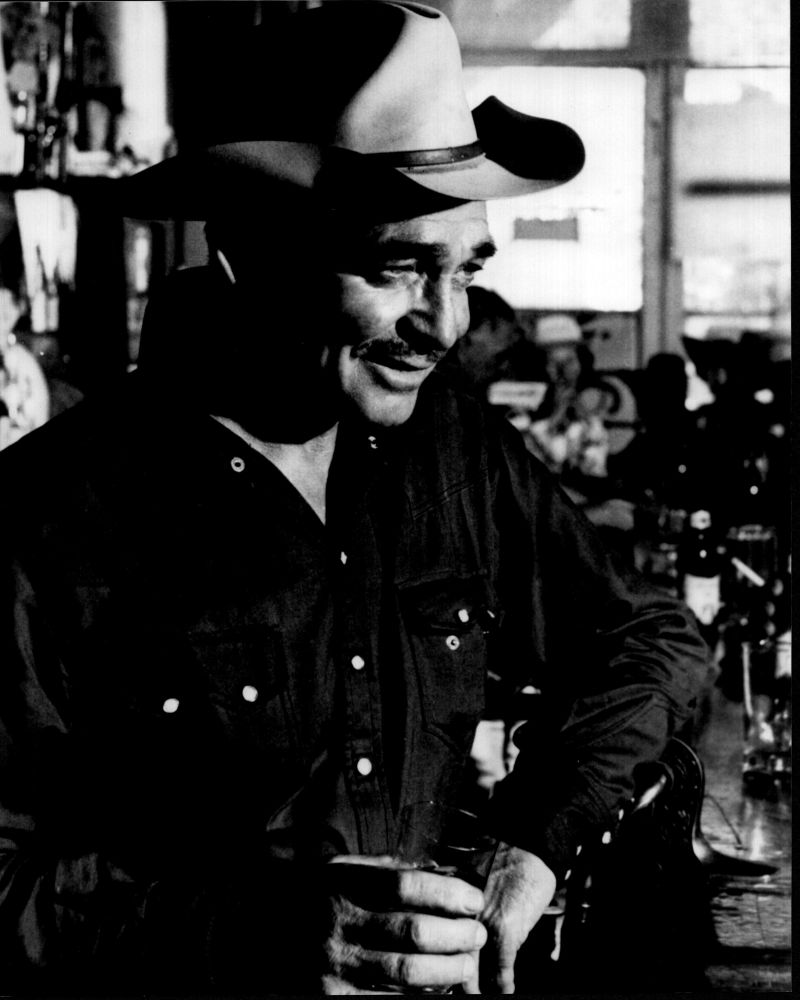 Clark Gable with a drink at the bar in The Misfits photo print.