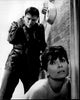 Black and white photo print of Alan Arkin and Audrey Hepburn in Wait Until Dark.
