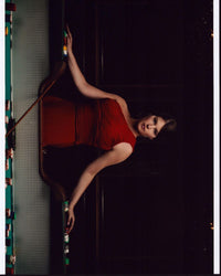 Gail Simmons posed at poker table photo print