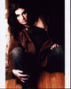 Idina Menzel photo print in jeans and brown jacket