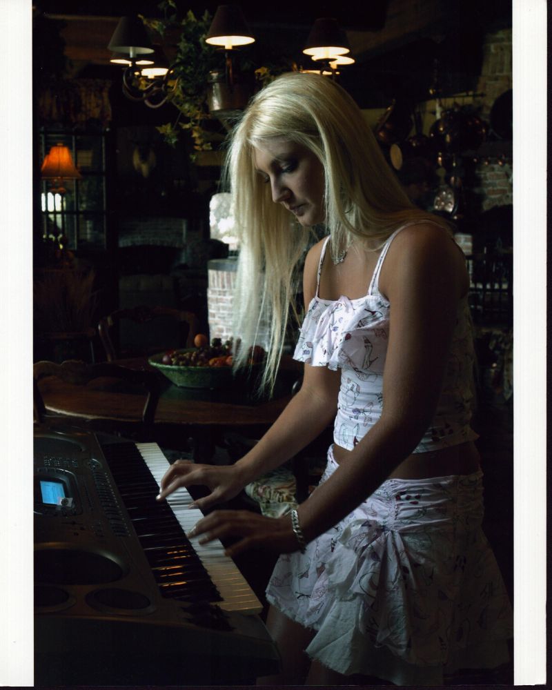Brooke Hogan Playing Keyboard Photo Print