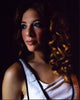 Rachelle Lefevre headshot photo print in white top.