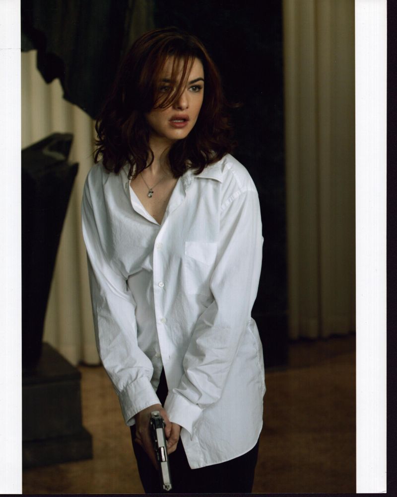 Rachel Weisz Holding Gun in Constantine Photo Print