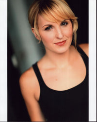 Morganna Bridgers headshot photo print in black tank top