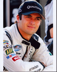 Nelson Piquet Jr. Racing Photo Print in uniform and hat