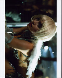 Julia Dietze wearing feather wings in Little Paris photo print