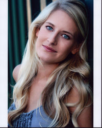 Hailey Hansard headshot photo print in gray tank top