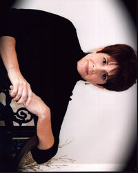 Marian Green In Black Turtleneck Photo Print showcasing elegant fashion