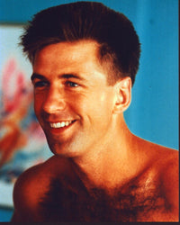 Alec Baldwin smiling shirtless in Miami Blues Photo Print