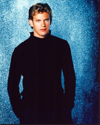 Bryce Johnson headshot photo print in black turtleneck.