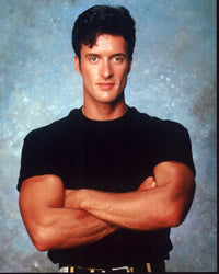 Brent Jasmer In Black Top Arms Crossed Photo Print showcasing elegance and confidence.