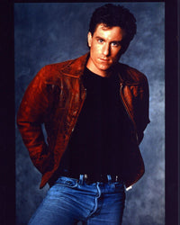 Steve Monarque Photo Print in Brown Leather Jacket